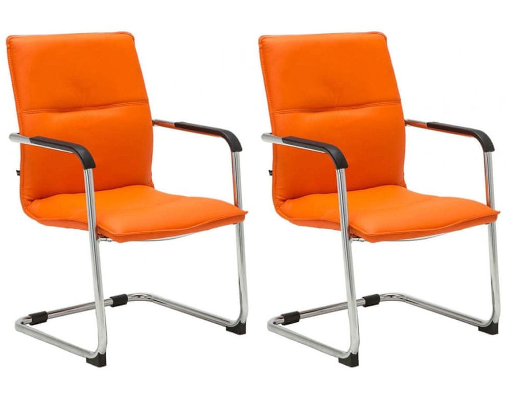 BHM Germany Konferenčná stolička Seattle (SET 2 ks), oranžová